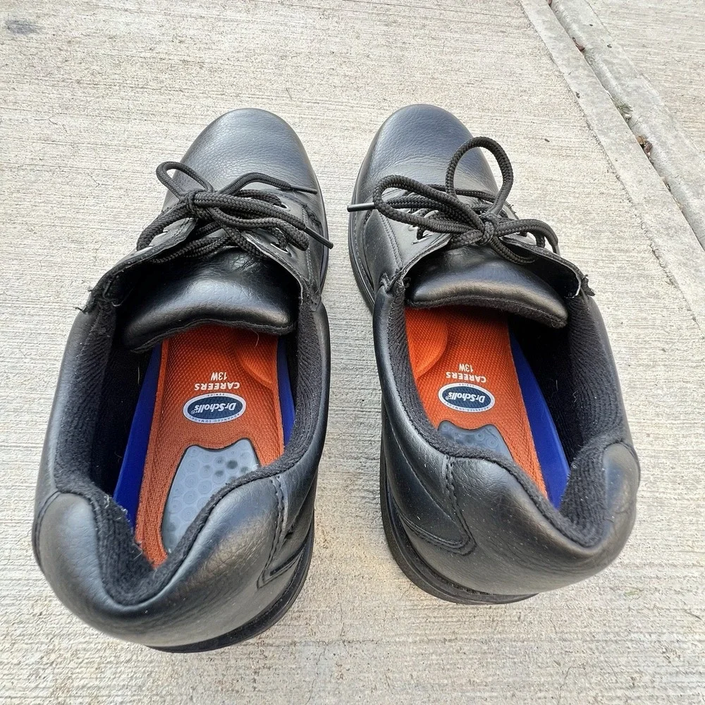 Dr. Scholl's Careers Men's 13 Wide Oil‎ Resistant Slip Resistant Leather Laced